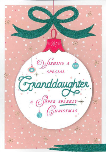 Picture of SPECIAL GRANDDAUGHTER CHRISTMAS CARD